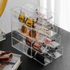 Transparent Multi Grid Sunglasses Storage Box 4-layer Sunglasses Desktop Display Box Acrylic Board Miscellaneous Box Wholesale