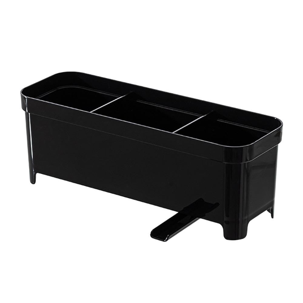 

Useful Hollow Drainage Drain Storage Rack Multifunctional Large capacity Storage Rack Sponge Cleanser Drain Rack Home Kitchen чорний