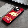 C-Charles L-Leclerc 16 Phone Case For iPhone 18 17 16 Pro Max 15 Plus 14 Pro 12 11 13 Mini X XR XS Max SE Glass Cover