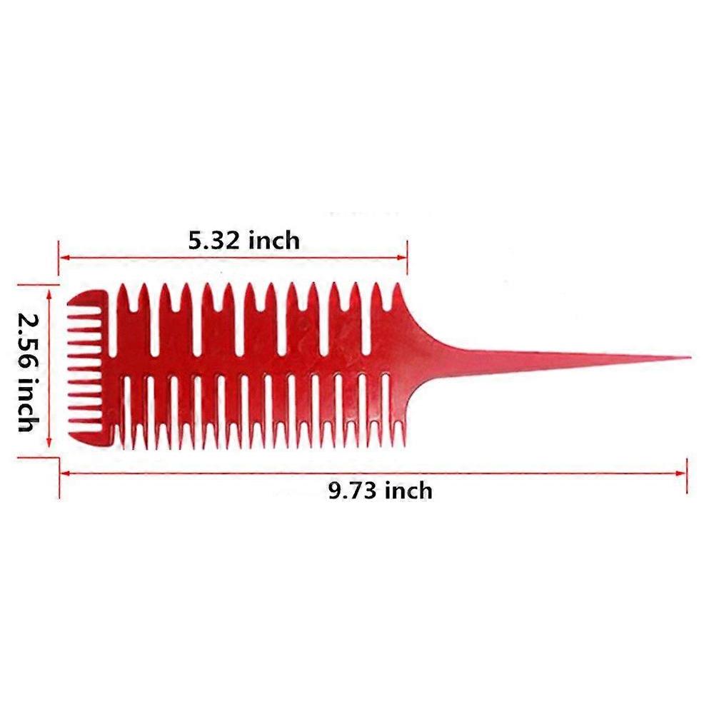 Professional Hair Highlighting Comb Set with DualWidth Teeth for Fast, Precise Color Separation