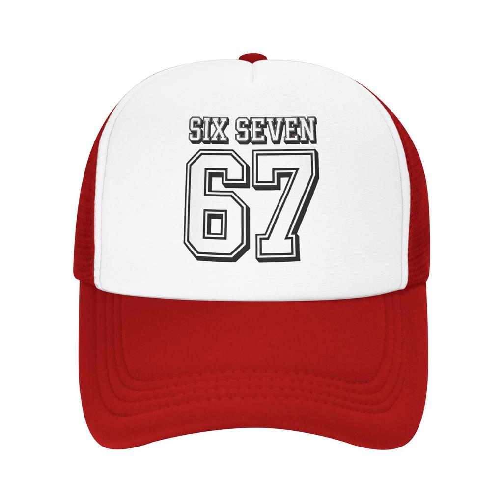 Custom Fashion Six Seven Baseball Cap Unisex Women Adjustable Unisex Rugby Ball Dad Hat Hip Hop