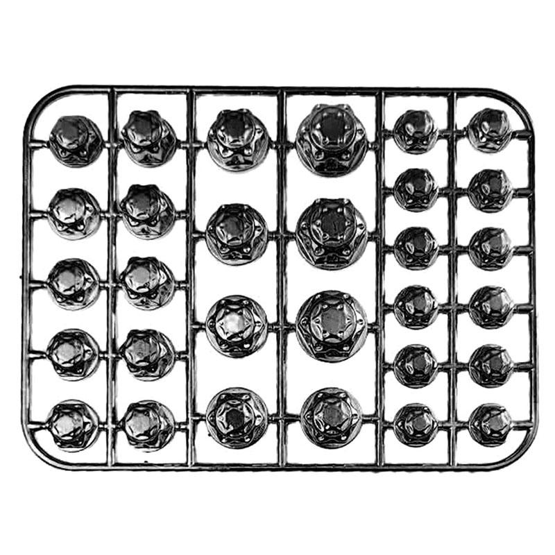 30 Stück/Set Motorrad Schraubenkappen Abdeckung Kopf Körper Dekorativ Motor Mutter Bolzen Kappen Für Yamaha Kawasaki Honda Auto Fahrrad Zubehör