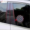4 ks Kryty sloupků karoserie, lišty dveří, ozdobné lišty oken Samolepky Pro Peugeot 206 2004-2010 207 2009-2013 Citroen C2 2006-2013