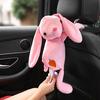 Cute Monkey Tissue Box For Car Hanging Type Unique Cartoon Rabbit Paper Towel Storage Box