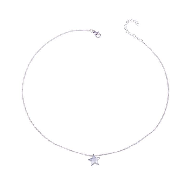 Unique Star Shaped Necklace Hip Hop Eye-catching Pentagrams Sweater Chain Summer Grunge Star Necklace Y2K Jewelry