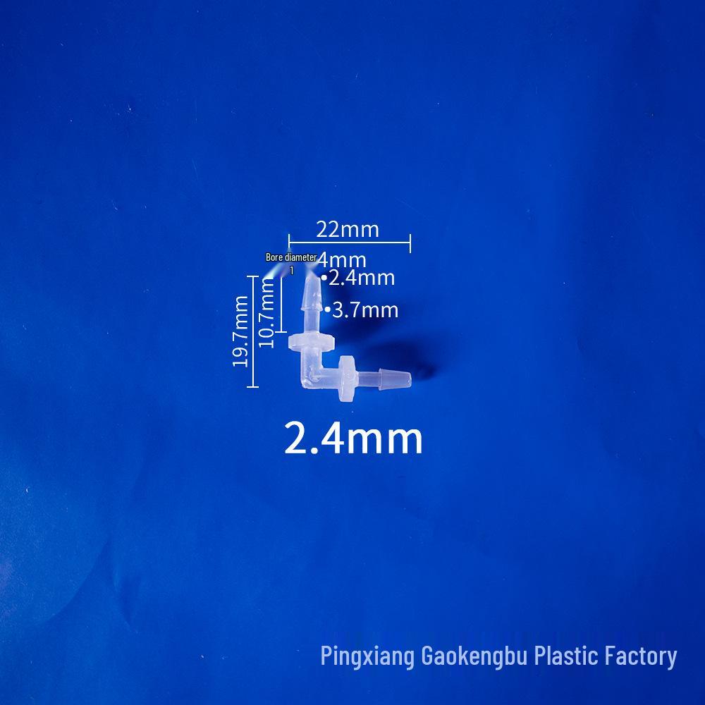 L-Shaped Elbow Plastic Connector Fittings, 90° Right Angle Pipe Accessories