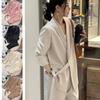 Socialite 2024 Lace-Up Two-Piece Korean Suit: Women's Loose Spring/Autumn Style