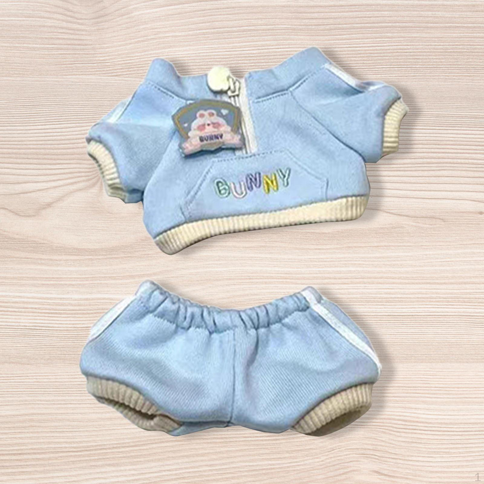 

Комплект одежды для куклы из 2 предметов, спортивная одежда с капюшоном и штанами для 8-дюймовой куклы