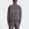 Adidas Originale Suddell Geometrisches Muster Bedruckte Stehkragen Langarm Jacke Herren Jacke Grau IN6754