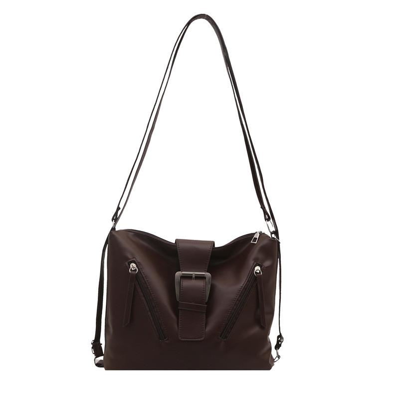 Stylish Retro Handheld Square Bag For Women In Classic Black Elegant Design кофейный