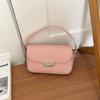 Simple and Fashionable Style Snap Closure Handbag for Carrying on The Shoulder or Crossbody, Small Square Shape Bag
