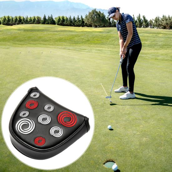 Capac pentru cap pentru putter de golf cu închidere magnetică Capac pentru cap pentru club de golf din piele artificială Protector pentru cap pentru club de golf magnetic puternic Accesorii pentru club de golf