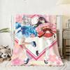 Alya Sometimes Hides Her Feelings In Russian Throw Kid-Friendly Flannel Throw Blanket Soft Warm Anti-Static Washable All Season