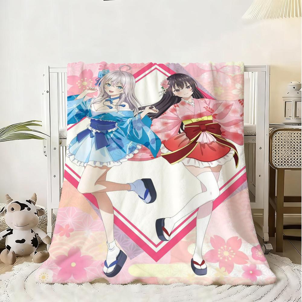Alya Sometimes Hides Her Feelings In Russian Throw Kid-Friendly Flannel Throw Blanket Soft Warm Anti-Static Washable All Season