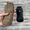 Horizontal Carry Cutter Pouch Belt Leather Folding Cutter Snap Case Holsters