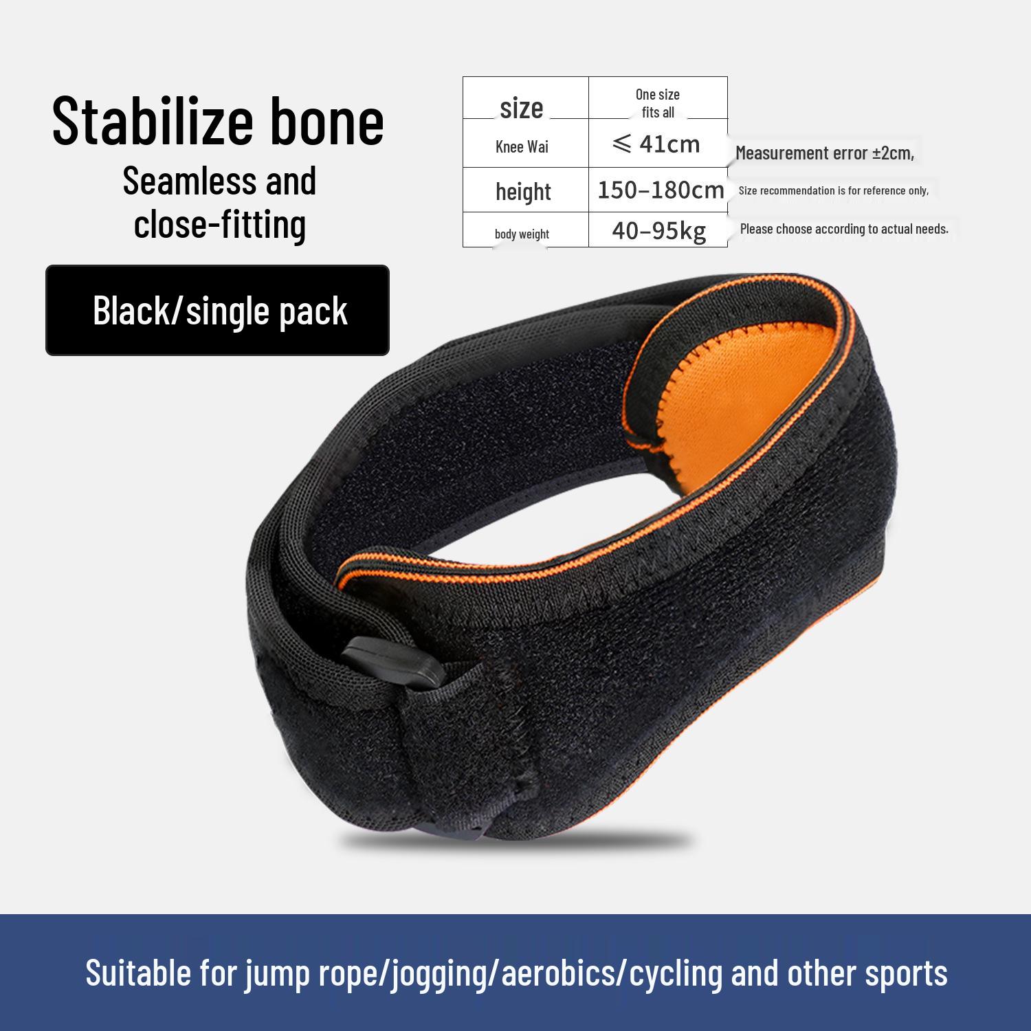 

Men s & Women s Patella Strap Knee Brace for Basketball, Running, and Fitness - Compression Support for Injury and Meniscus Protection. One Size (40-95KG)
