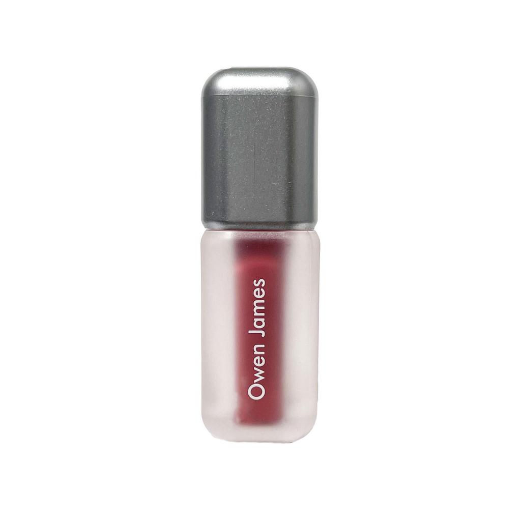 Owen James Little Silver Velvet Matte Lip Glaze - Long-lasting Whitening Lipstick for Students