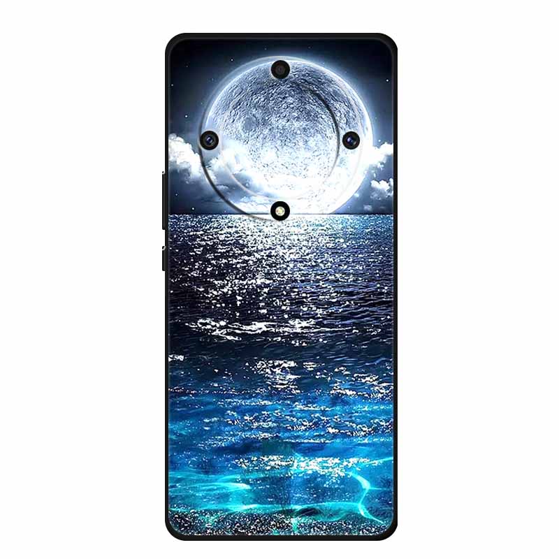 For Honor X9a 5G Cover RMO-NX1 HonorX9a Soft TPU Silicone Painted Cat Phone Case for Huawei Honor X9A Coque Bumper X 9A X9 A Bag