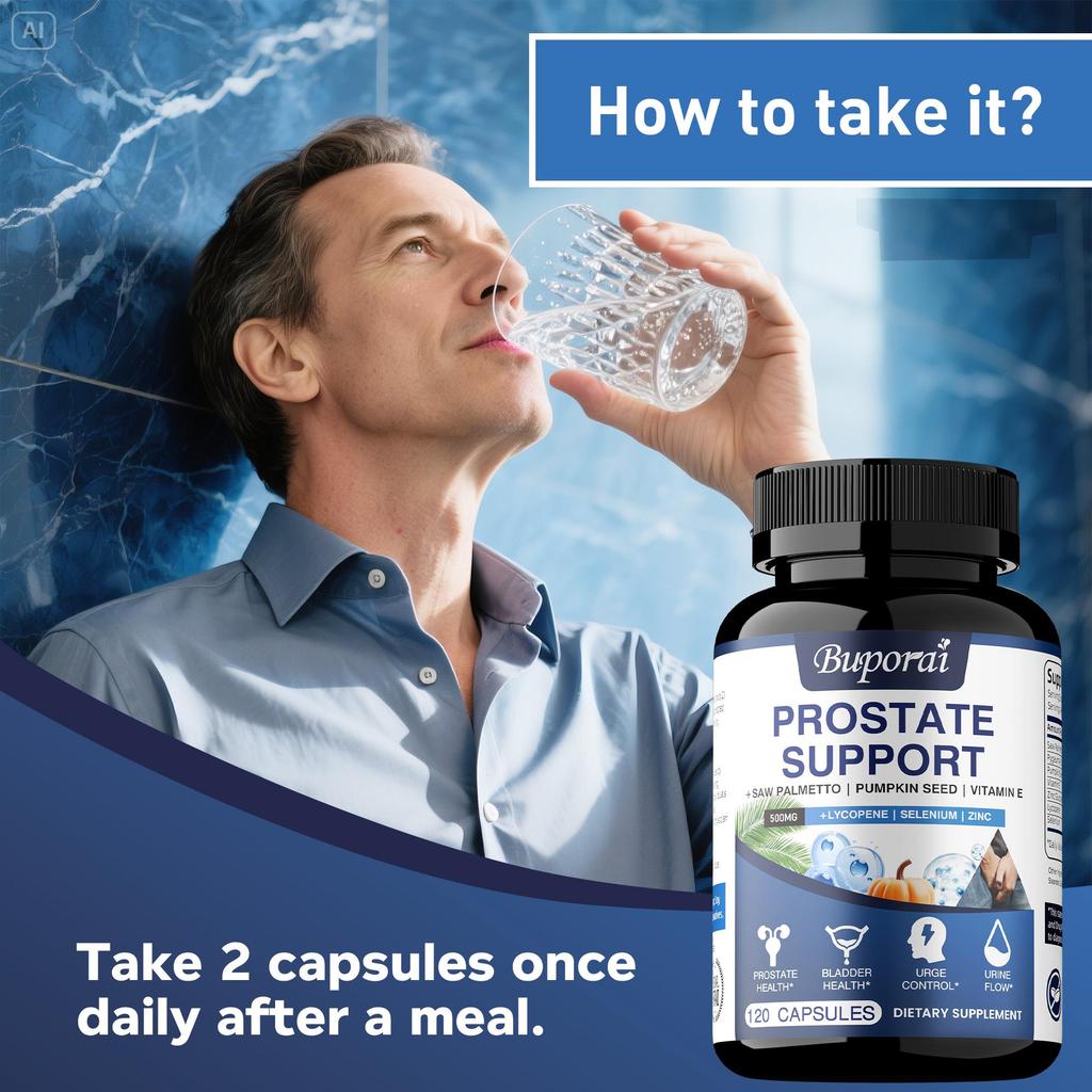 Saw Palmetto, Pumpkin Seed, and Vitamin E Extract Capsules – Men's Health