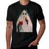 Ghost Eating Drawing By Wonderlandonacid Tshirt Urban Style Casual Short Sleeve Top