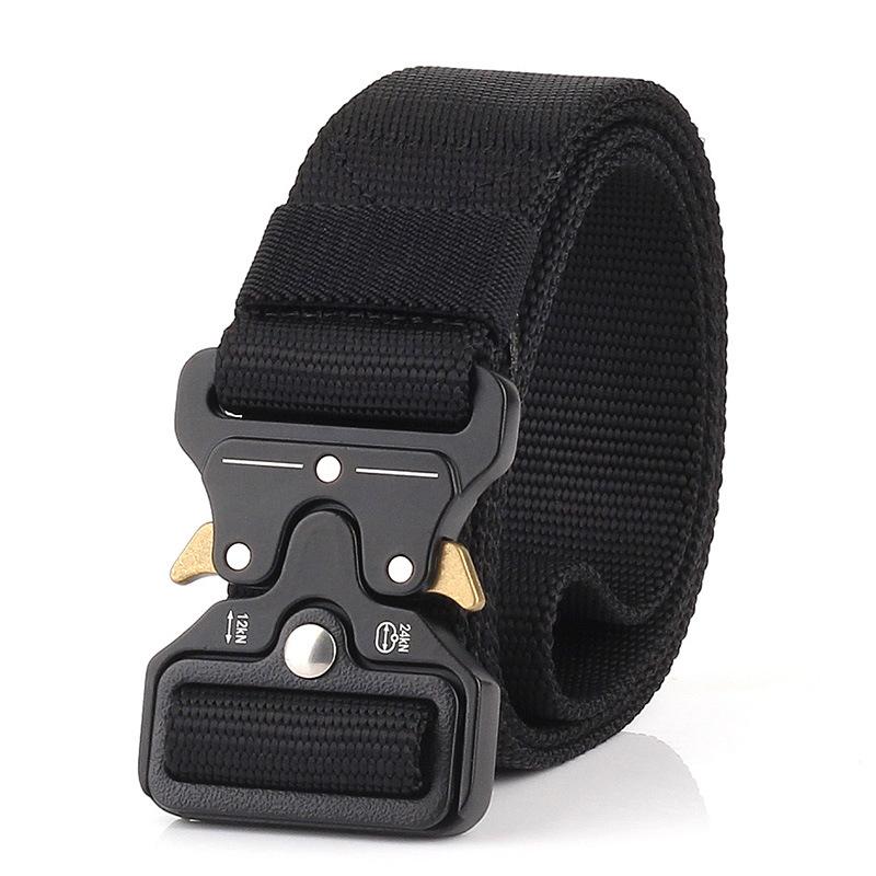 3.8cmTactical Belt Men's Military Fan Tactics Belt Multifunctional Nylon Outdoor Waist Belt Quick