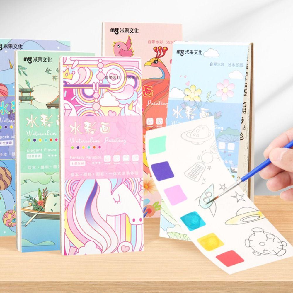 

Книга с картинками гуаши. Пустой набор книг с рисунками. Акварельные раскраски. Книга с картинками гуаши, граффити.