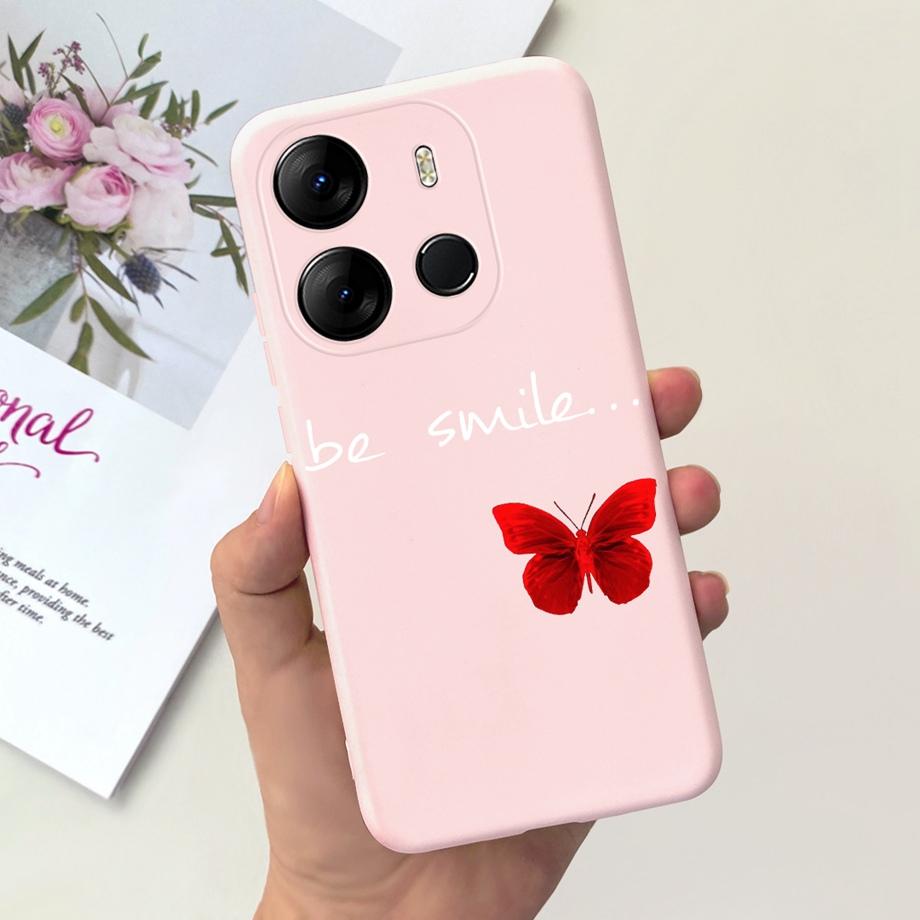 For Tecno Spark GO 2023 Case Stylish Fashion Soft Silicone TPU Housing Capa For Tecno Pop 7 Pro Pop7 Coque Pop7 BF6 BF7 Bumper