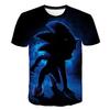 New Summer Cartoon 3D Print T-Shirt Quick Drying Short Sleeve Fashionable Boys' Girls' Tops