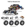 4WD RC Car Chassis Electric Drive Climbing Car Off-Road Technical with Suspension Shocks 8CH APP Remote Control MOC PF 8882 8878