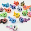3D Printed Mini Chameleon Figures Movable Joint Big Eyes Lizard Model Fidget Toy Home Decor Desktop Ornament Gift Collection
