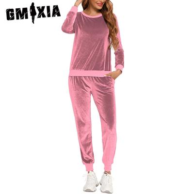 Autumn Long-sleeved Sports Casual Fashion Suit Women Autumn and Winter Models Personality Sweater Two-piece Set