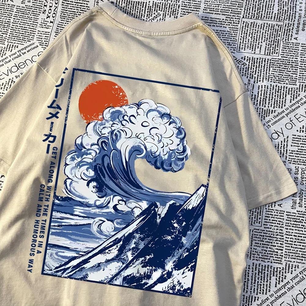 Japanese Style Limited To Getting Along In A Calm and Humorous Way Tshirt Mens Short Sleeved Hiphop Tshirt Casual Soft Top
