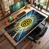 Borussia Dortmund Bedrucktes Großes Mauspade, Rutschfeste Weiche Gummi Gaming Schreibtischmatte für Büro Laptop Computer Dekor