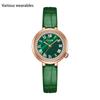 Women's Quartz Watch Simple Dial Diamond Roman Scale Light Luxury Women's Quartz Watch