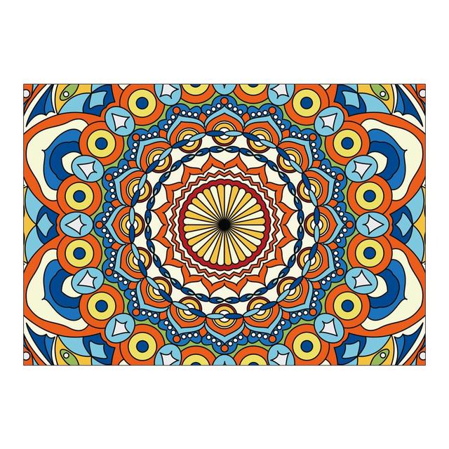 Entrance Door Bohemian Mandala Pattern Carpet Non -Slip Bath Mat Soft Living Room Bedroom Decorative Carpet Mat For Children