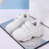 Fashion Children White School Sneakers Non-slip Kids Boys Tennis Shoes Sports Versatile Girls Causal Basketball Shoes Breathable