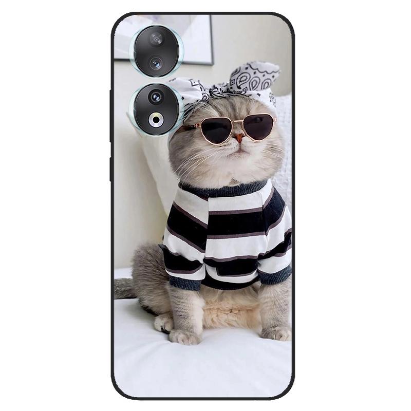 

For Honor 90 90Lite 90pro Case Coque For Honor 90 Pro Funda Print Clear Soft Silicone TPU Phone Case Bumper Cover For Honor 90 Honor 90 Pro