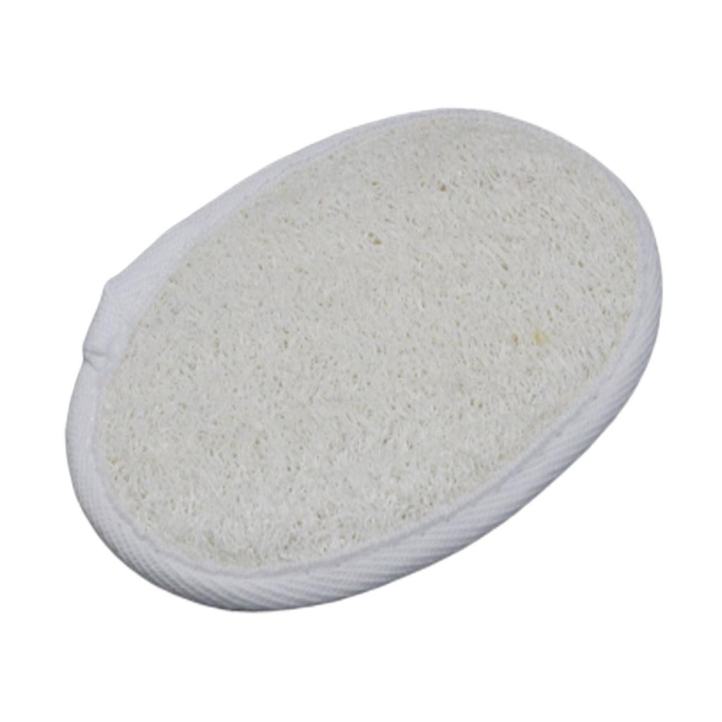 6x Loofah Body Scrubber - Natural Oval