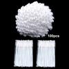 Wholesale100pcs Disposable Eyelash Lash  Makeup Tools Spoolies Micro Brushes for Eyelash Extension Mascara Wands Combs Cosmetic