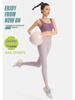 Women's Plus Size Seamless Shockproof Sports Bra for Running and Yoga
