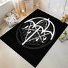 "Umbrella Symbol with Geometric Pattern Design - Non-slip Rug Suitable for Living Room and Bedroom Sofas"