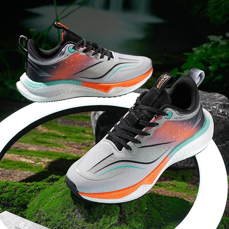 Popcorn Couple Soft-soled Rebound Casual Sports Shoes Carbon Board Training Shoes Comfortable, Non-slip and Wear-resistant Running Tide Shoes