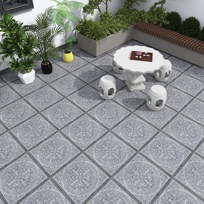 600x600 Chinese Antique Courtyard Anti-Slip Floor Tiles for B&B and Restaurant