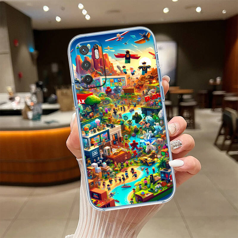 R-Robloxs Phone Case for Motorola G14 G15 G24 G30 G31 G32 G34 G41 G42 G51 G52 G50 G60S G60 G62 G72 G71 G73 G84 G85 G200 E32