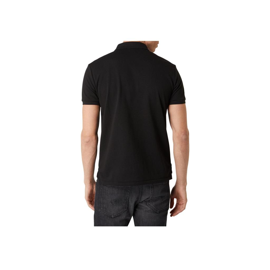 Polo Ralph Lauren Solid Color Logo Embroidered Pullover Casual Short Sleeve Polo Shirt Men Tops Black 710751221-005
