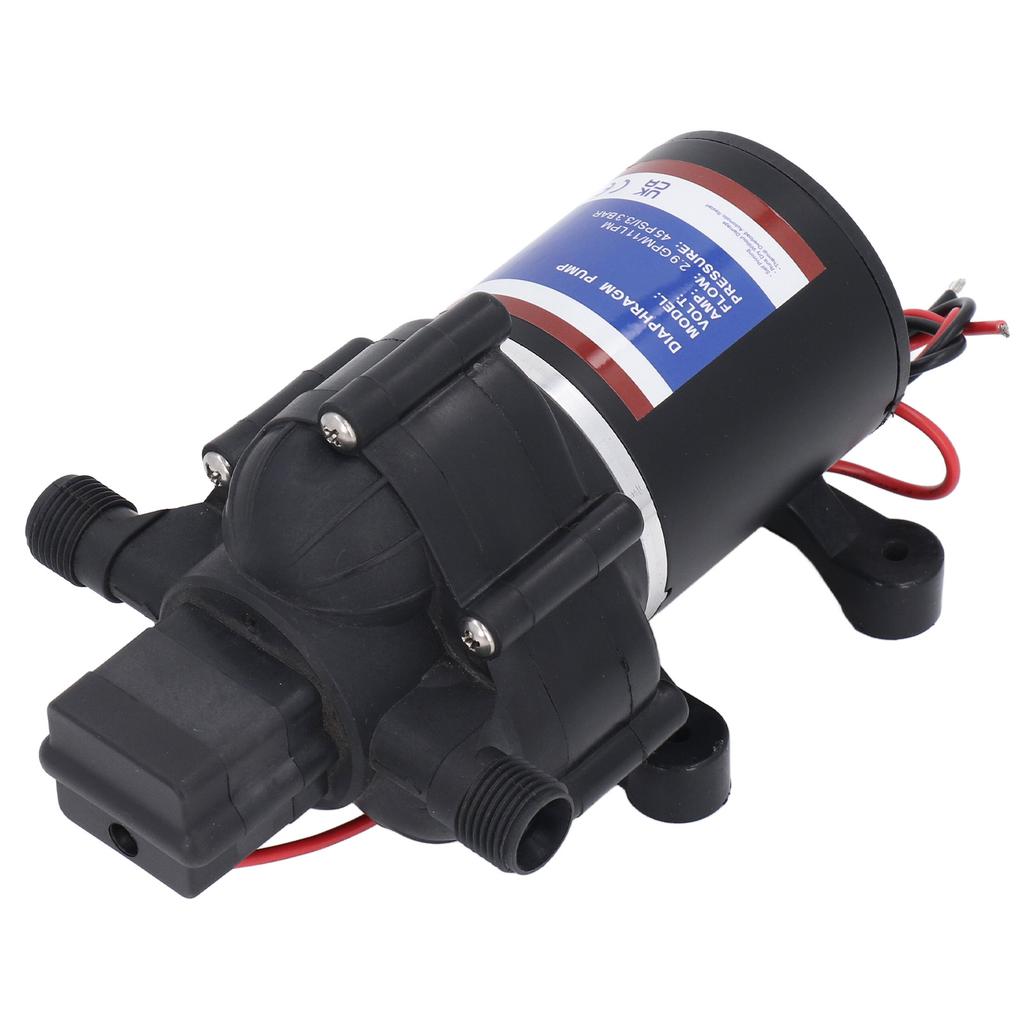 Diaphragm Water Pump 45psi 2.9GPM Electric Self Priming Micro Portable Mini Pressure Booster