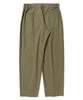AOTT Cool Summer Linen Single-Pleat Wide Pants Khaki