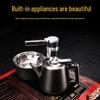 Automatic Kung Fu Tea Set with Ebony Wood Tea Tray