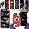 Phone Case For Samsung A15 A13 A35 A55 A51 A71 A41 A31 A21S A05 A17 A23 A25 A33 A53 A73 5G A07 4G Cover Scary Devil Eye Pattern