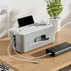 Dustproof Cable Organizer Box Sturdy Wire Sorting Organizer Organizer Cord Management Box  Office